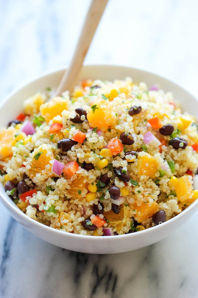 Black Bean Quinoa Salad With Orange Vinaigrette These Summer
