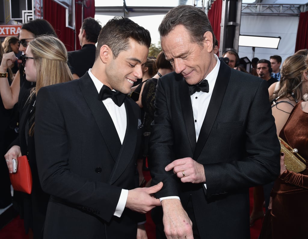 Pictured: Bryan Cranston and Rami Malek