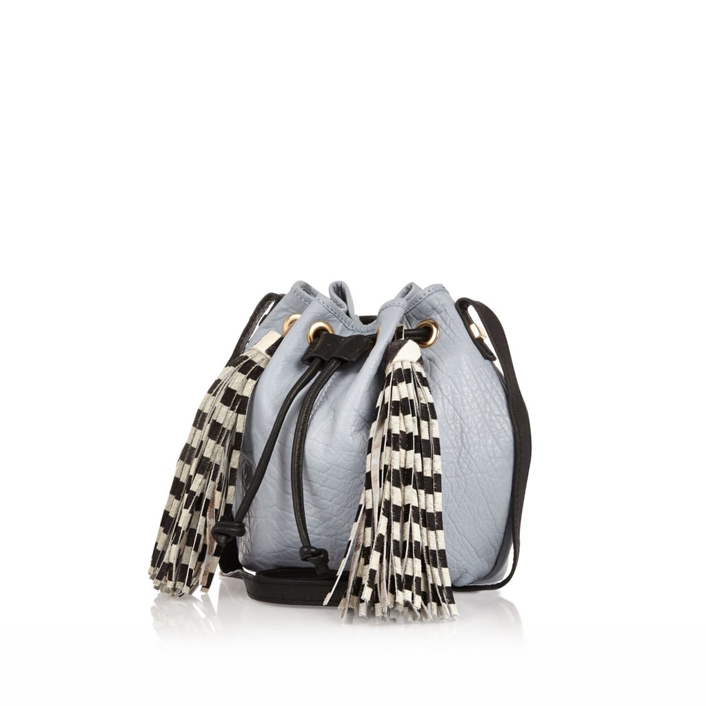 River Island Women's Leather Tassel Duffle Bag Shoes and Bags With