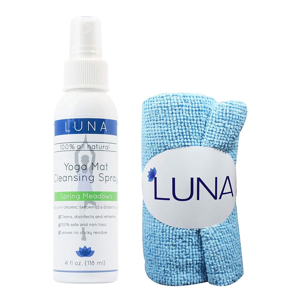 Luna Yoga Mat Spray and Microfibre Cloth