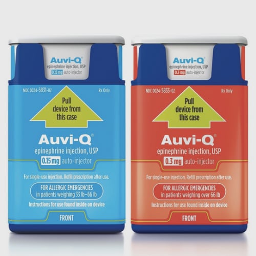 Auvi-Q Epinephrine Injector Recall