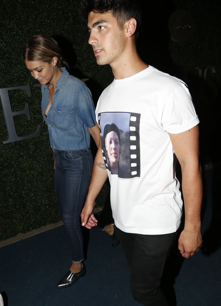 Kendall Jenner, Gigi Hadid, and Joe Jonas US Open Pictures