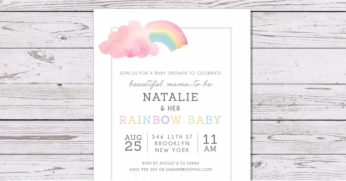 Rainbow Baby Shower Ideas Popsugar Moms