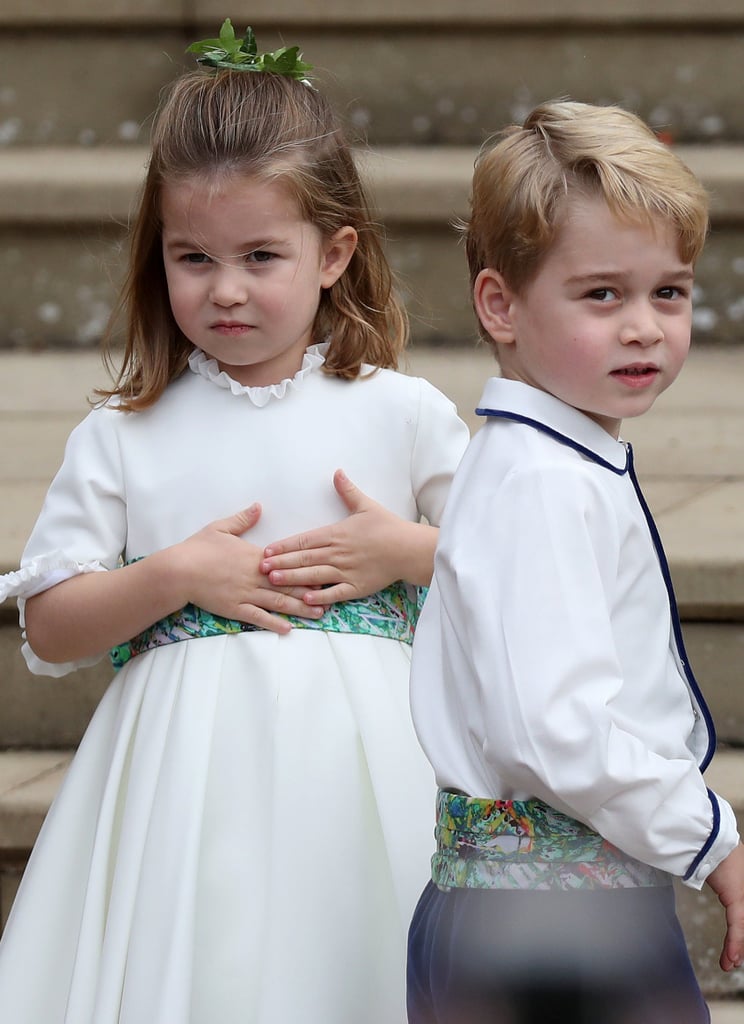 George and Charlotte at Eugenie's Wedding Pictures