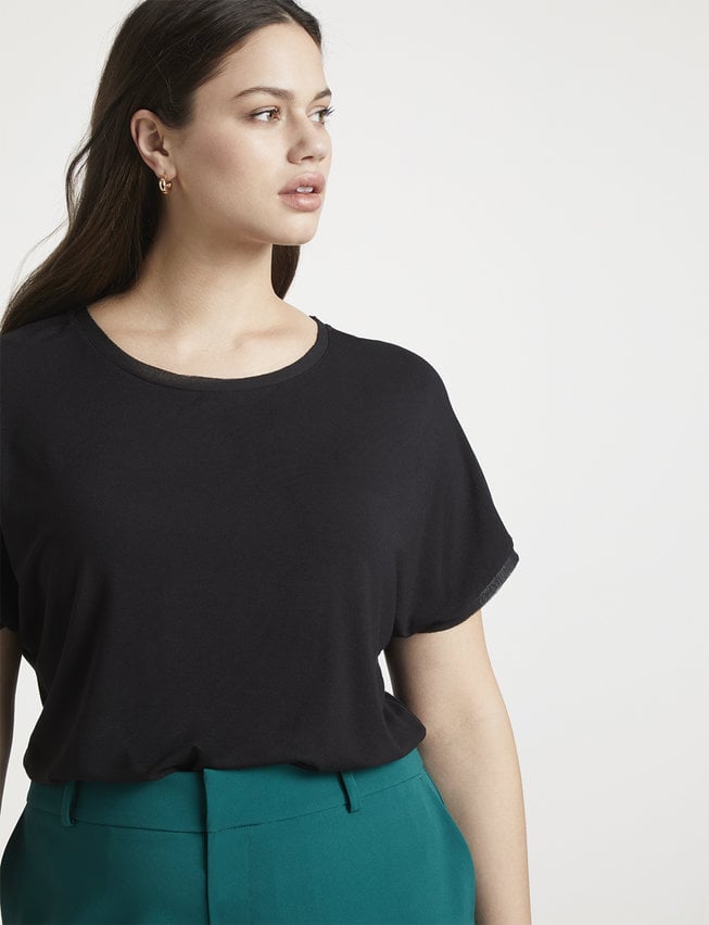 Jason Wu/ELOQUII Chiffon Detail Tee