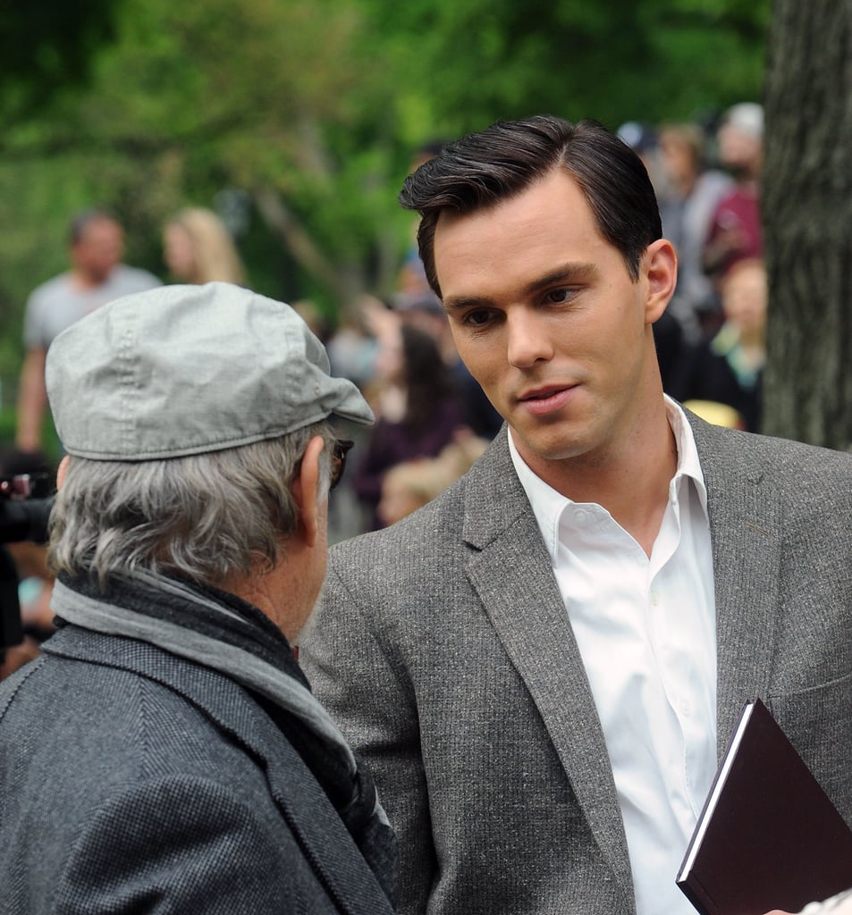 Nicholas Hoult Filming Rebel in the Rye Pictures