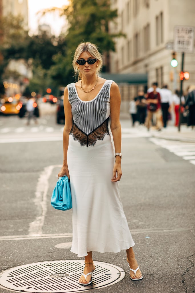 Summer Street Style: Lace-Panel Dress