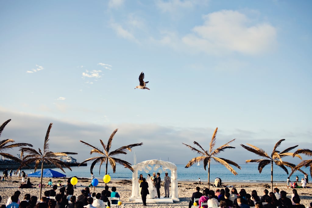 Beach Party Wedding