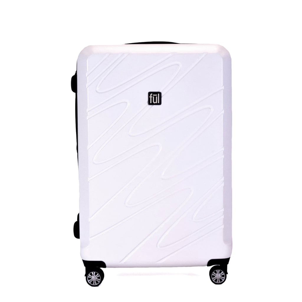 Ful 29-Inch Scribble Hardside Spinner Suitcase in White