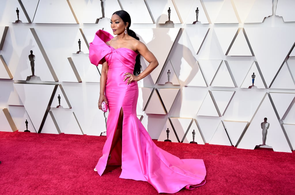 Angela Bassett at the 2019 Oscars Pink Dresses at the Oscars 2019