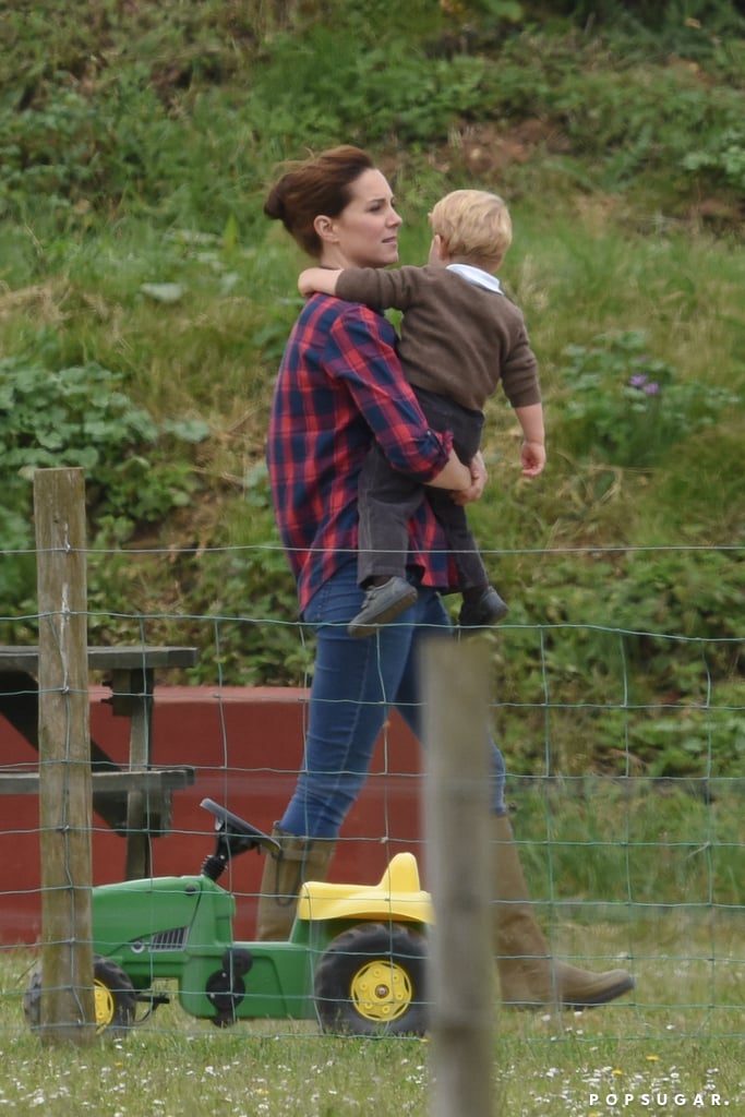 Kate Middleton and Prince George at the Park 2015 Pictures