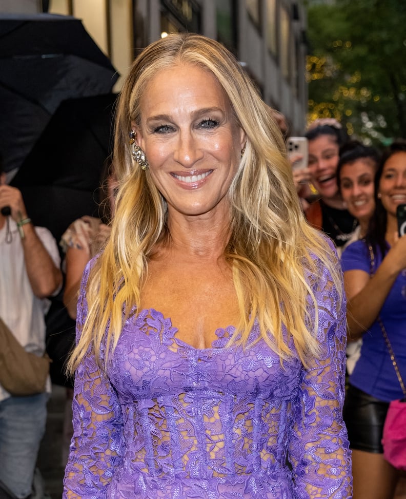 NEW YORK, NEW YORK - SEPTEMBER 08: Actress Sarah Jessica Parker is seen arriving to The Daily Front Row's 10th Annual Fashion Media Awards at The Rainbow Room during New York Fashion Week on September 08, 2023 in New York City. (Photo by Gilbert Carrasqui