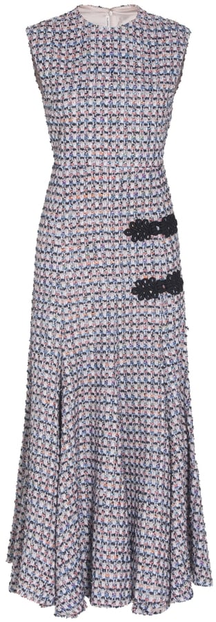 Alessandra Rich Bouclé Tweed Evening Dress