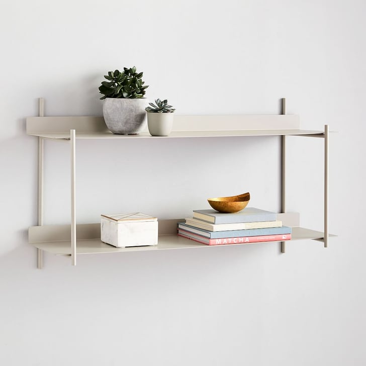 West Elm Floating Lines Metal Wall Shelf The Best Home Products on