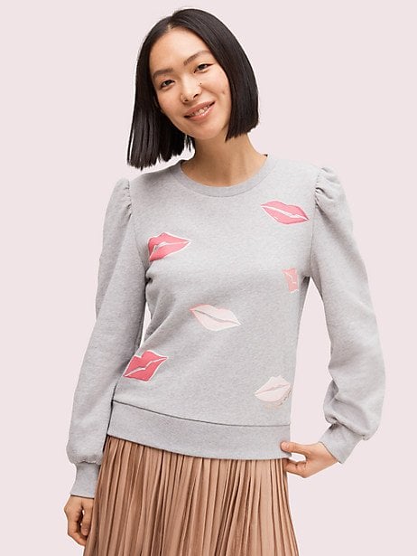 kate spade heart sweatshirt