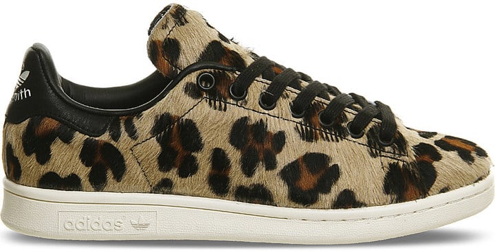 Grote waanidee totaal Vooruitgaan Adidas Stan Smith Leopard-Print Pony-Hair Trainers ($114) | The 1 Print We  Might Wear Too Much of This Fall | POPSUGAR Fashion Photo 5