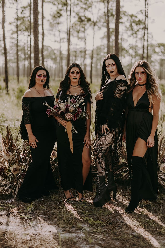 Witch-Inspired Halloween Wedding Shoot​