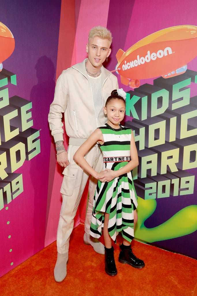 Machine Gun Kelly and Casie Colson Baker at the 2019 Kids' Choice Awards