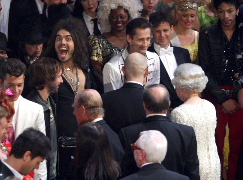 Russell Brand, Prince Philip, and the Queen
