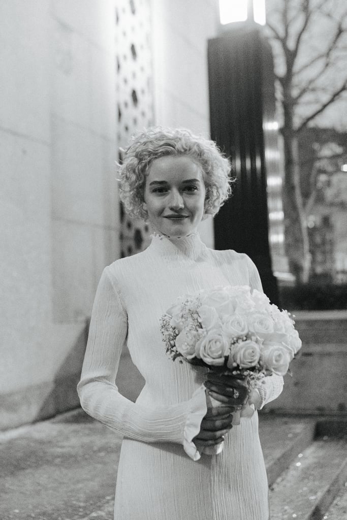 Julia Garner's Danielle Frankel Bridal Pantsuit