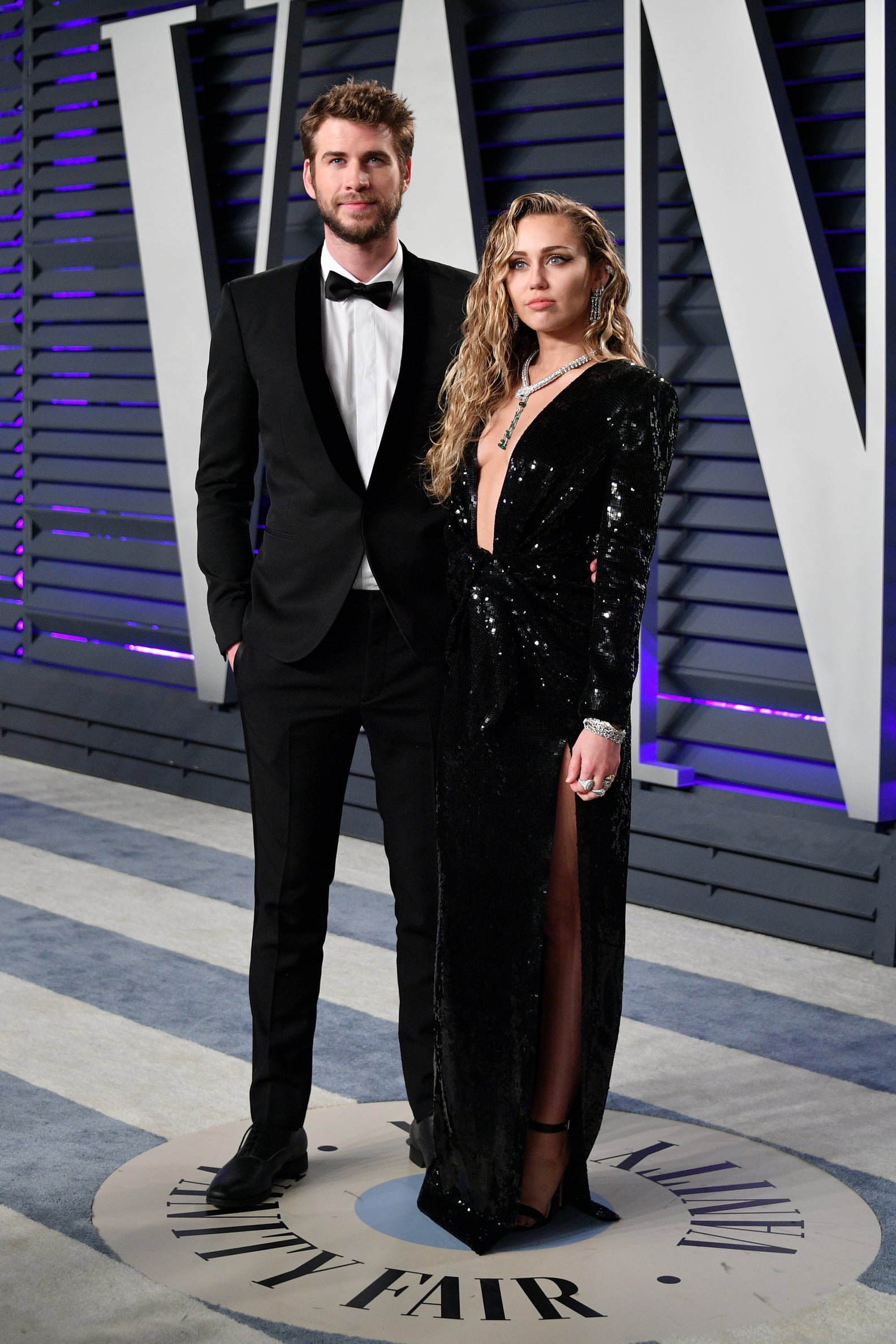 Miley Cyrus Vanity Fair Oscar Party Dress 2019 Popsugar Fashion 1744
