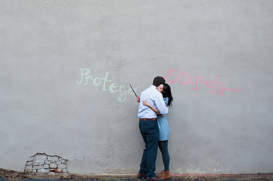 Harry Potter Engagement Shoot