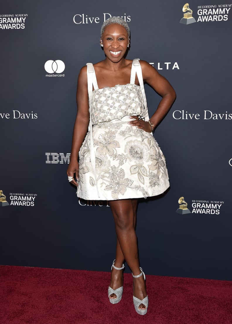 Cynthia Erivo at Clive Davis's 2020 Pre-Grammy Gala in LA