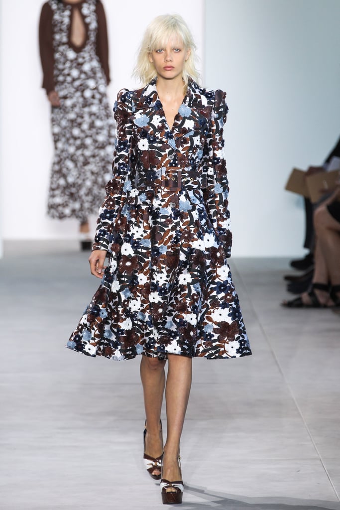 She'd look lovely in a floral-printed coat dress, updated with a | Kate ...