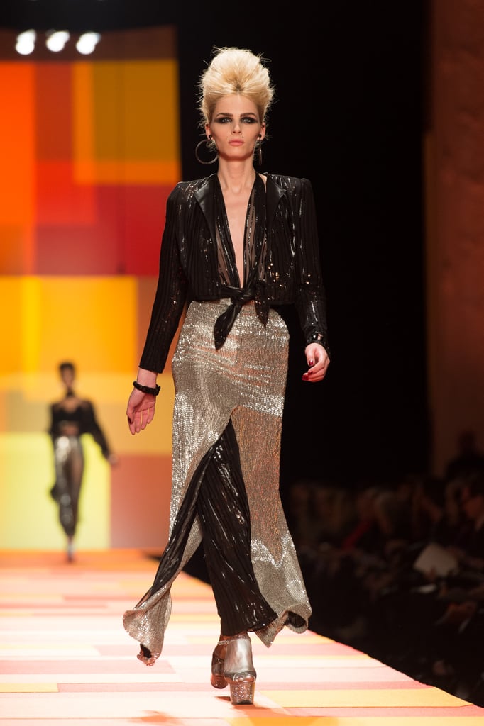 What's more fun to model — menswear or womenswear?
Andreja Pejić: I was always drawn to more-feminine things, so I felt a lot more comfortable in women's clothes and enjoyed them more. But there's something really cool about dressing as the opposite gender, too. So I've enjoyed both.
From your experience, how does treatment differ between male and female models in the industry?
AP: Female models are at a higher level in the industry. . . . Obviously womenswear is a bigger business, and marketing in womenswear is taken a lot more seriously than menswear, so women definitely dominate. There's also a lot more money on the line. Where there's money, there is more objectification, too. 
How did you first get into modeling?
AP: I identified as transgender from a very young age, but it's not something I shared publicly — not with my friends even, just with my family. To model both men's and women's clothes wasn't something I set out to do. I knew I was going to be androgynous, but I didn't know the type of career I was going to have. It was really the stylists who saw my look and decided to play around with me and put me in dresses and suits. It gave me the opportunity to express myself. It's something you can really do when you are young.