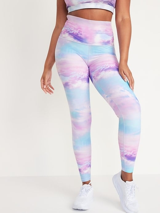 Old Navy Extra High-Waisted PowerSoft Light Compression Hidden-Pocket Leggings