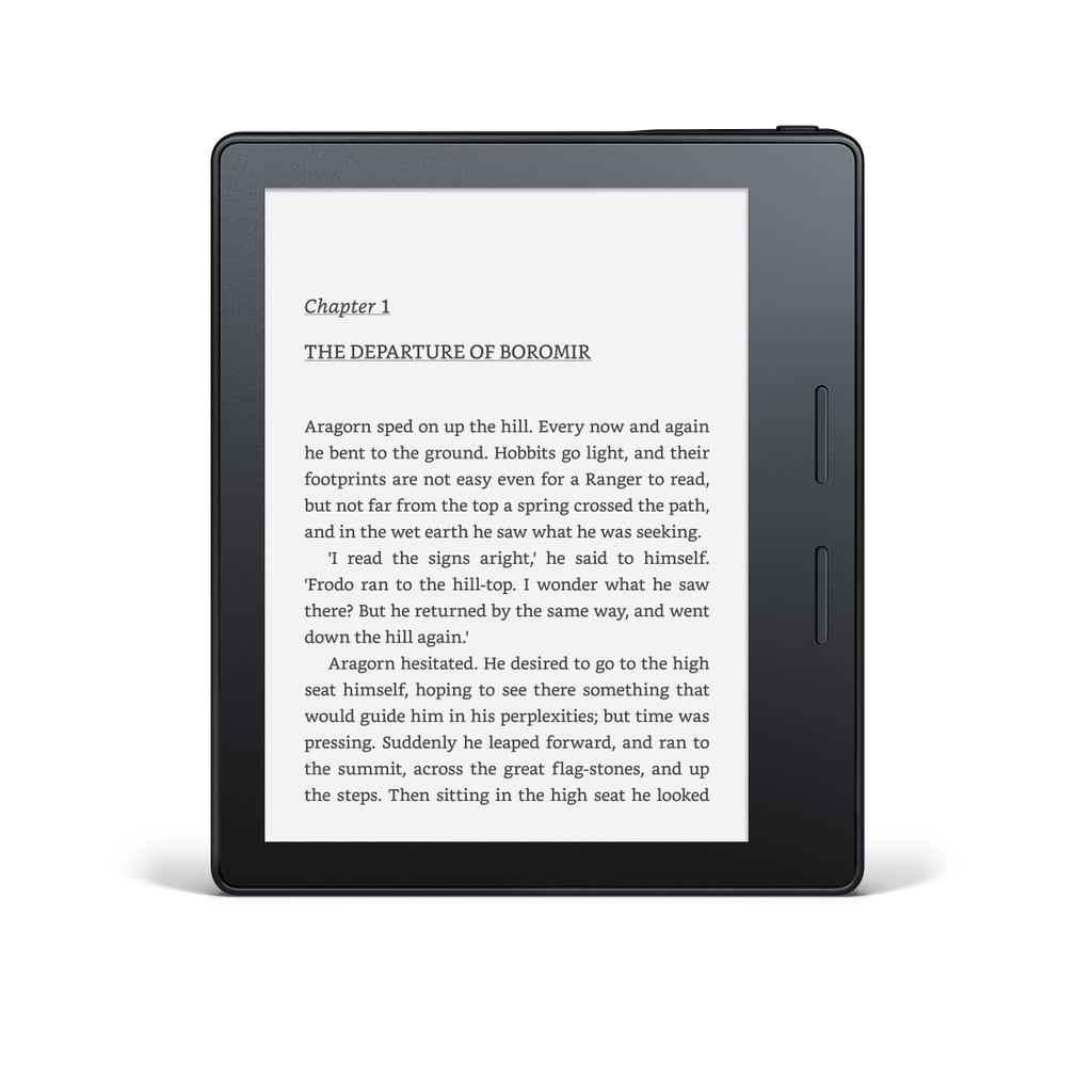 As you can see, the Kindle Oasis looks different than the other Kindles.
