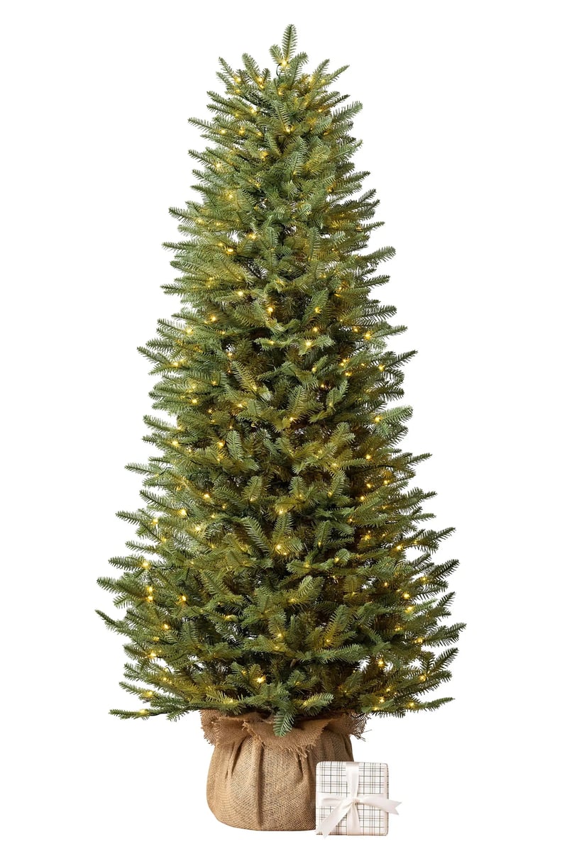 A Pre-Lit Artificial Tree