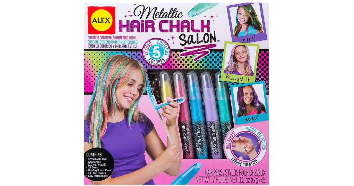 Alex Metallic Hair Chalk Salon Cool Gifts For Tweens POPSUGAR Moms