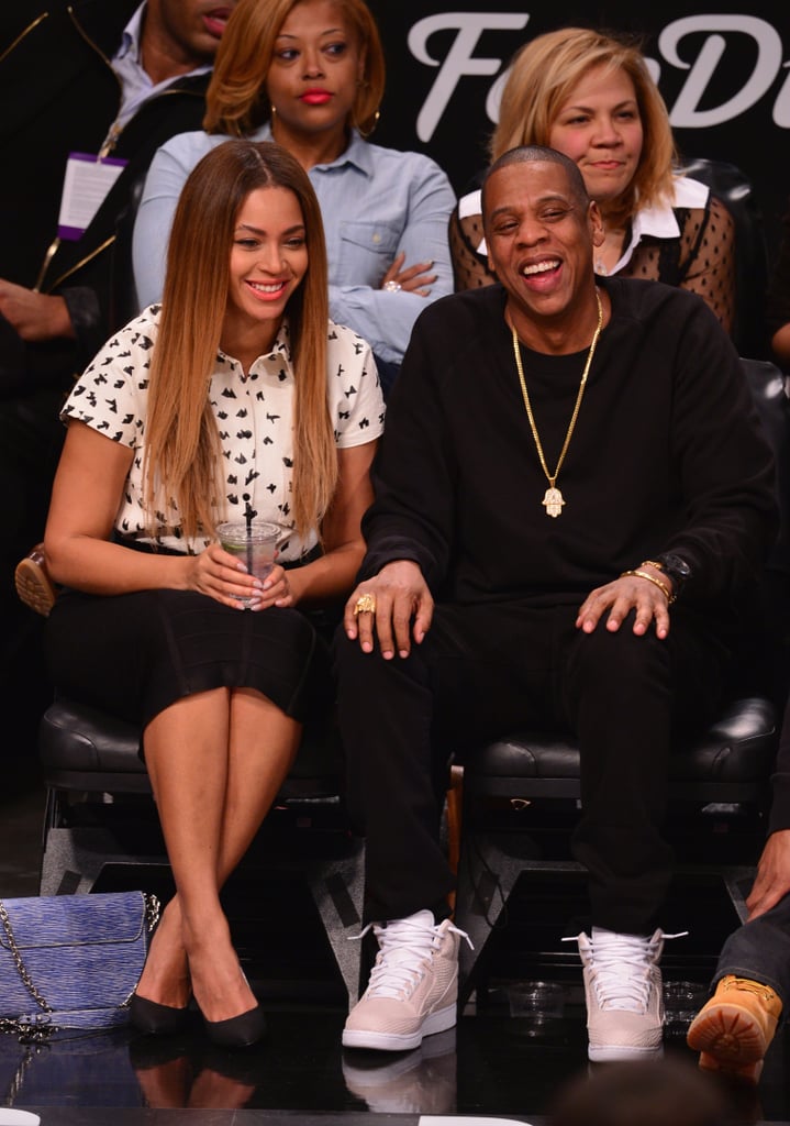 Prince William and Kate Middleton at Brooklyn Nets Game