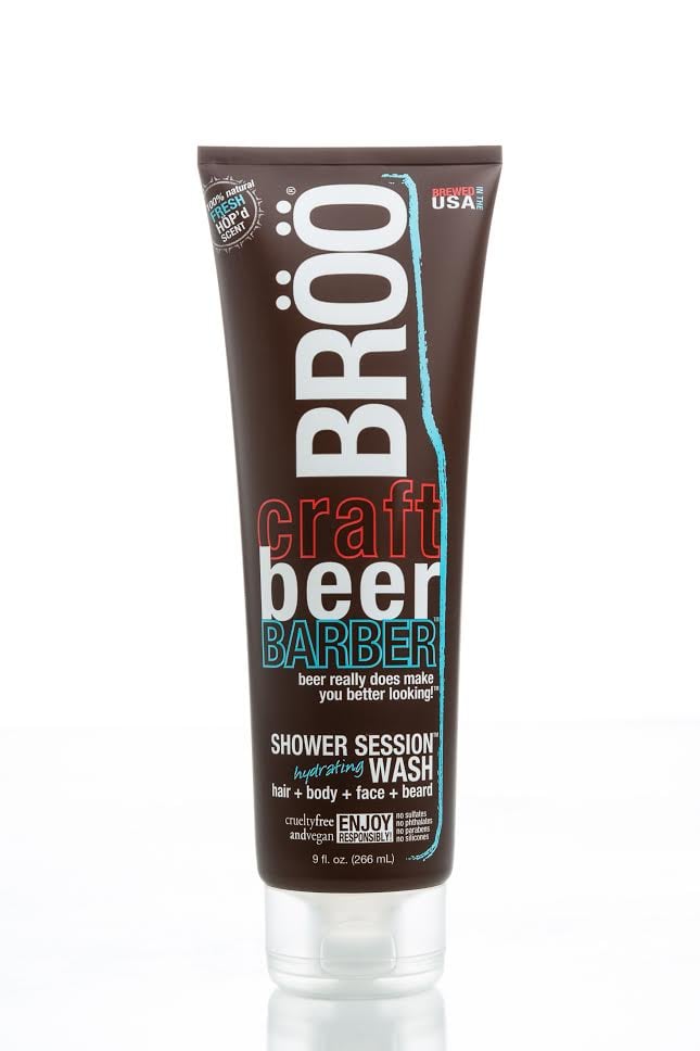 Broo Craft Beer Barber Hydrating Shower Session Wash