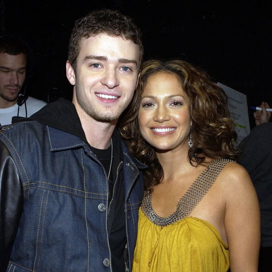 Jennifer Lopez and Justin Timberlake were together in November 2002 for MTV's TRL.
Jennifer Lopez and Justin Timberlake were together in November 2002 for MTV's TRL.