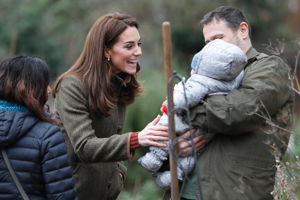 Kate Middleton Visits King Henry’s Walk Garden January 2019