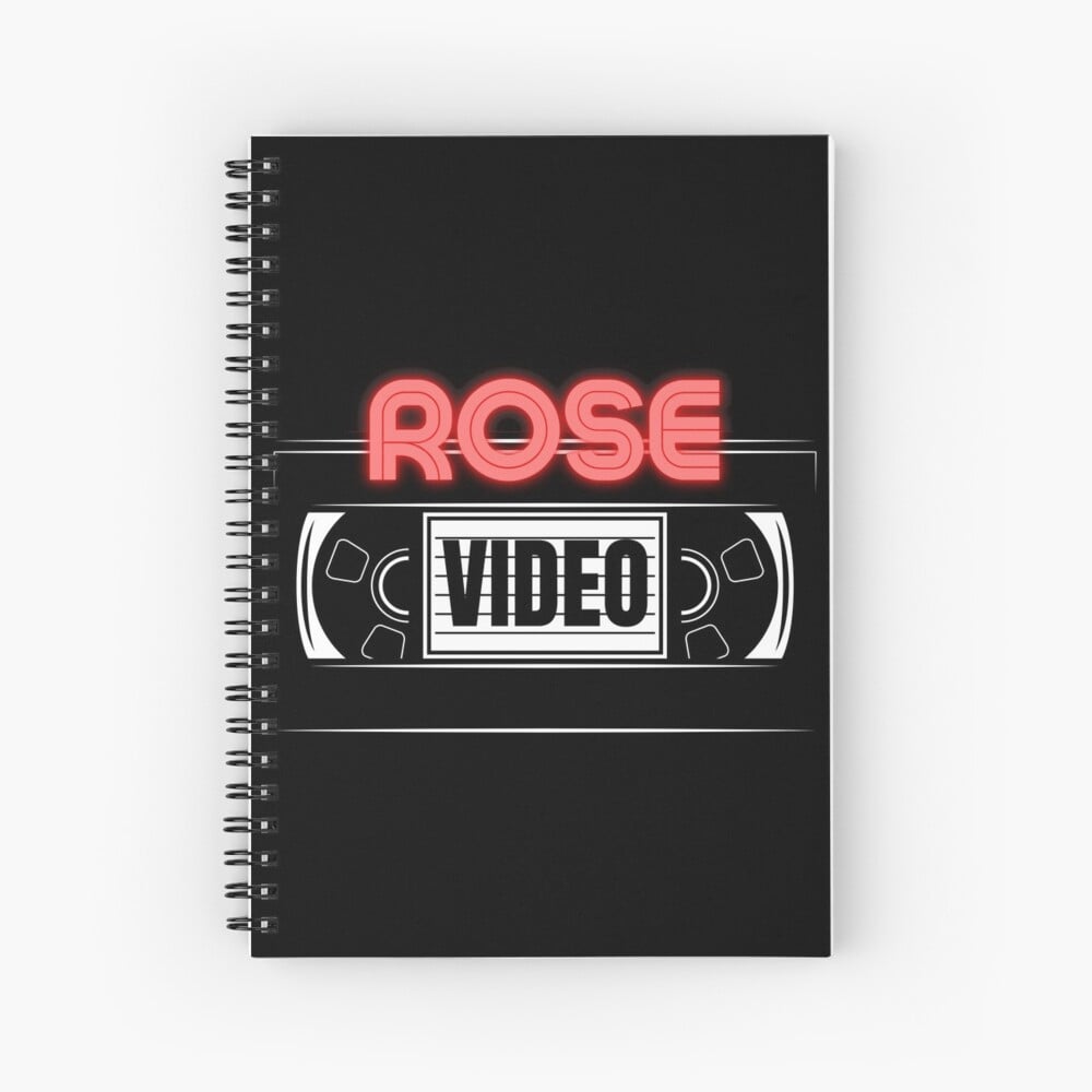 Rose Video Schitt's Creek  Notebook