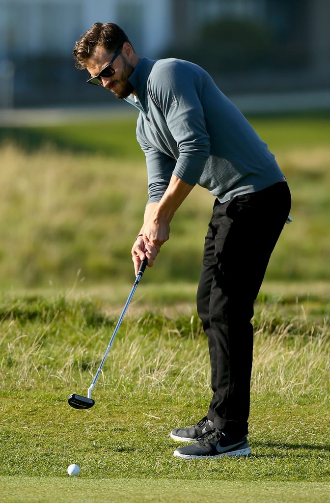 Jamie Dornan Golfing Pictures