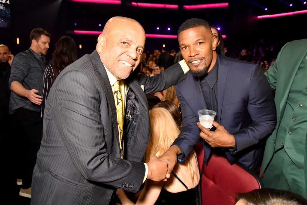 Pictured: Berry Gordy and Jamie Foxx