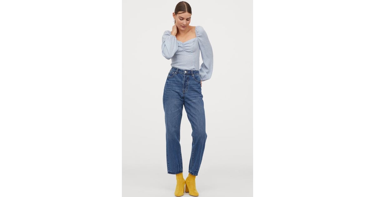 H&M Straight High Ankle Jeans | Best Jeans For All Women | 2020 Guide | POPSUGAR Fashion Photo 16