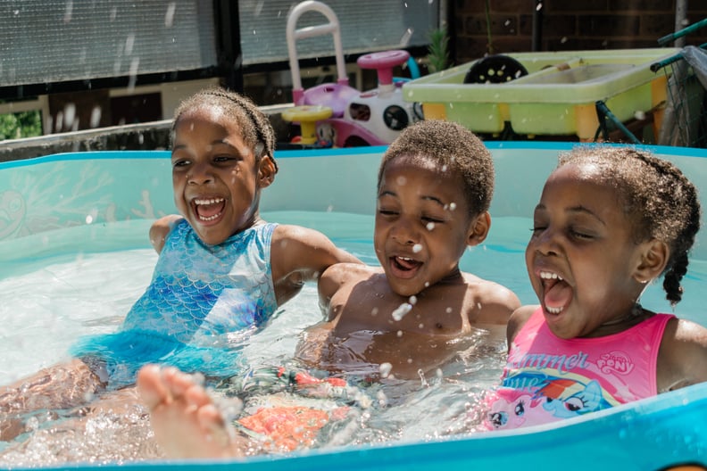 Preserve the kiddie pool overnight.