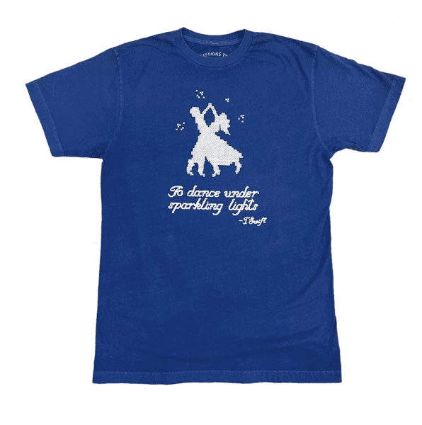 Taylor Swift Christmas Tree Farm Blue T-Shirt