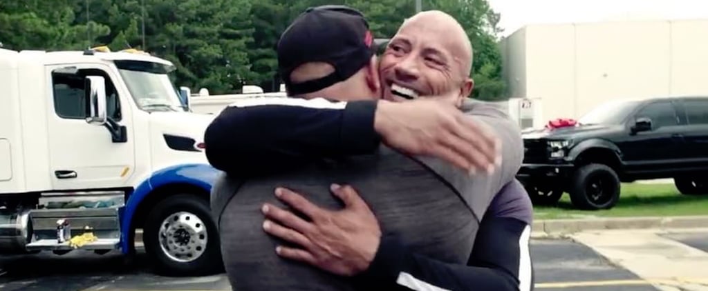 Dwayne Johnson Surprising His Stunt Double Cousin With a Truck Will Make You Cry Happy Tears