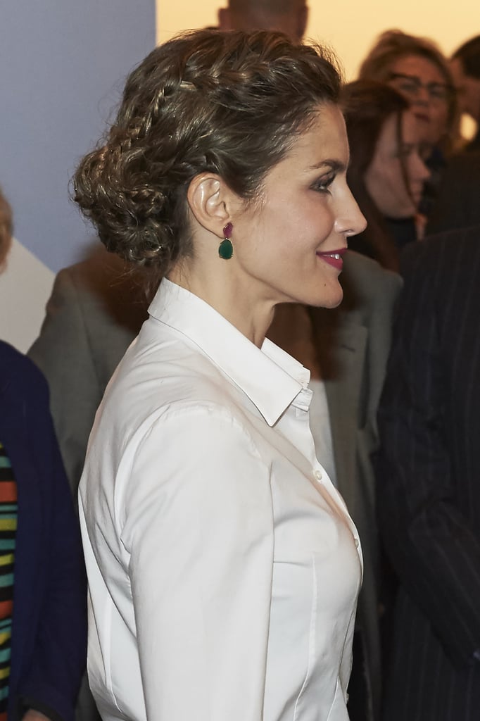 A Bun With Multiple Braids