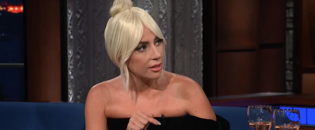 Lady Gaga Talks Christine Blasey Ford With Stephen Colbert