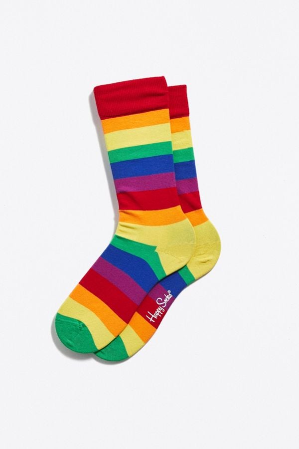 Happy Socks Rainbow Sock Pride Clothes At Urban Outfitters Popsugar