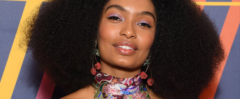 Yara Shahidi Lilac Eye Shadow