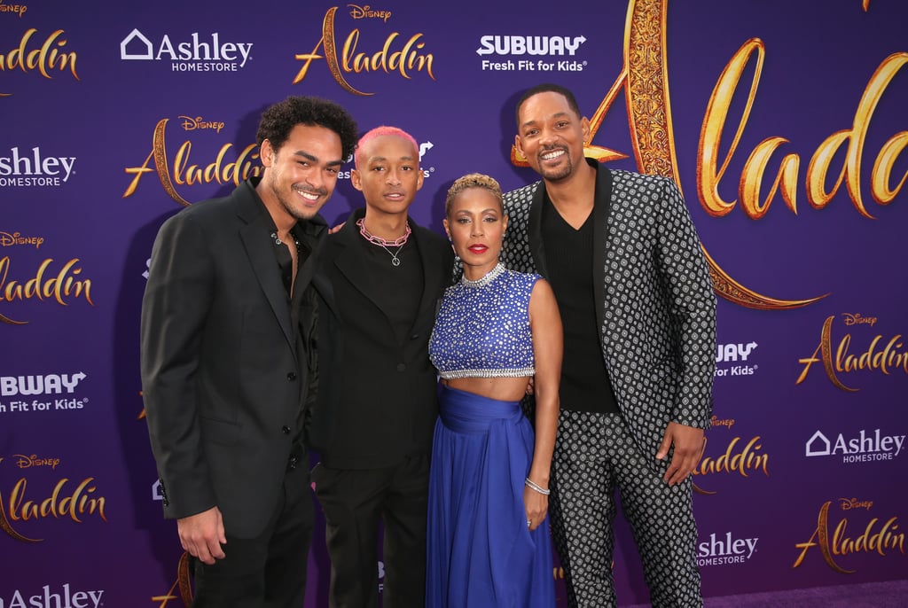 Will Smith and His Family at the Aladdin Premiere 2019