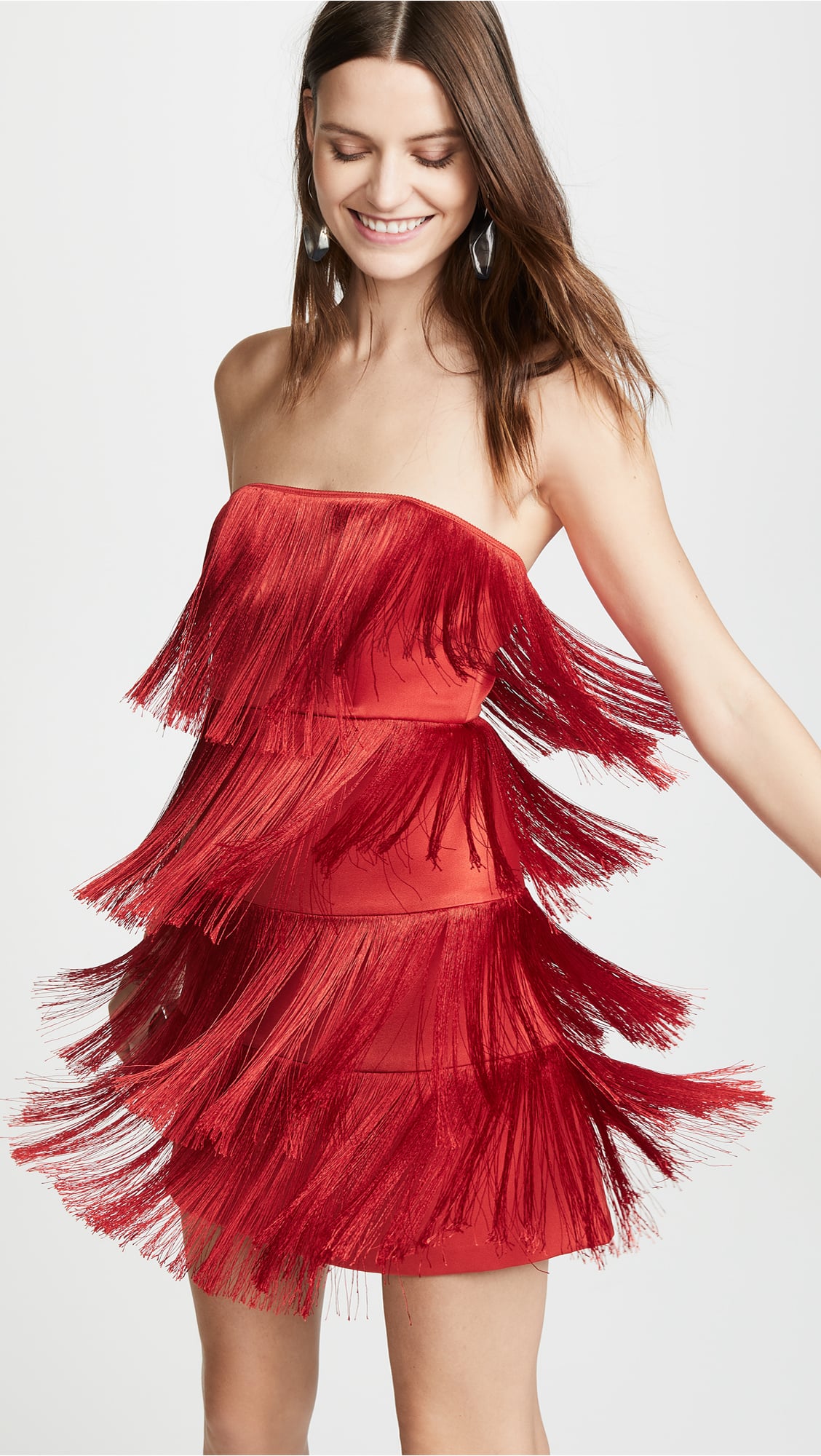red secy dress